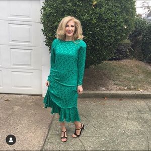 Lord and Taylor vintage green dress!
